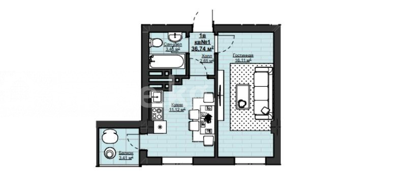 3-комн. кв., 171 м2