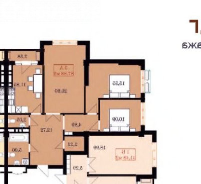 3-комн. кв., 88 м2