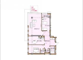 3-комн. кв., 117 м2