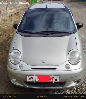 Daewoo Matiz I Рестайлинг 0.8 MT