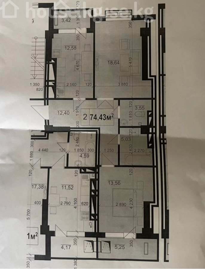 2-комн. кв., 74.4 м2