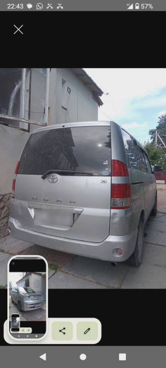 Toyota Noah I (R60) 2.0 CVT