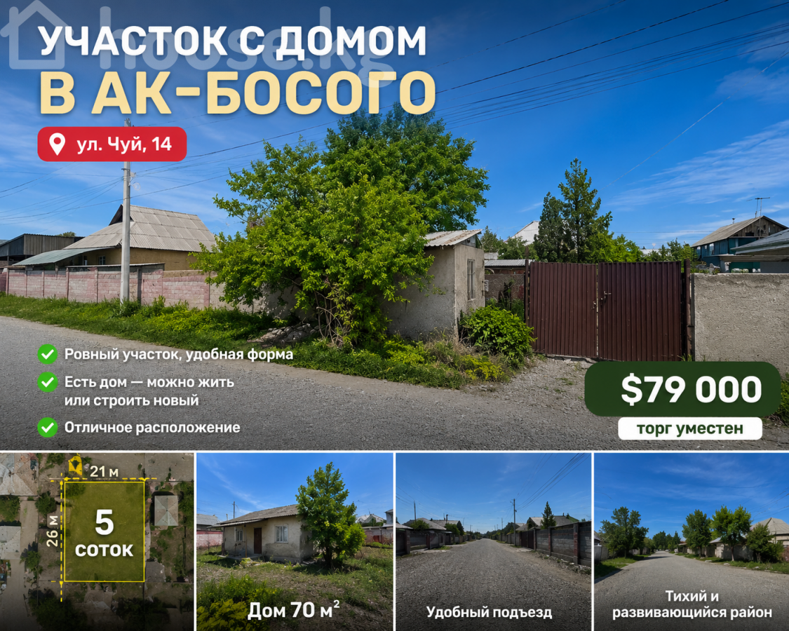 Участок, 5 соток